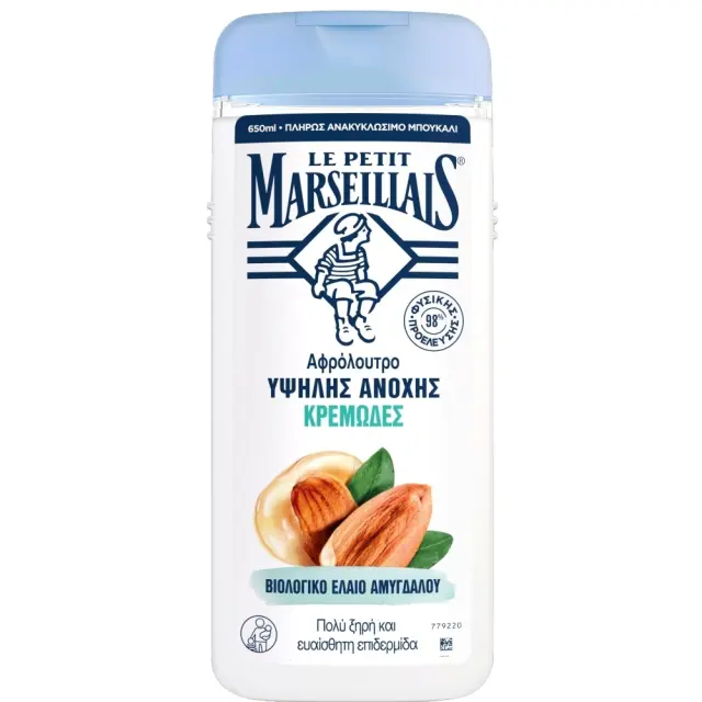 Le Petit Marseillais Αφρόλουτρο Ελαιο Αμυγδάλου 650ml