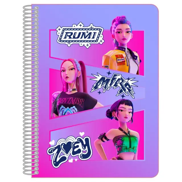 Τετράδιο Demon Hunters Kpop A5 notebook