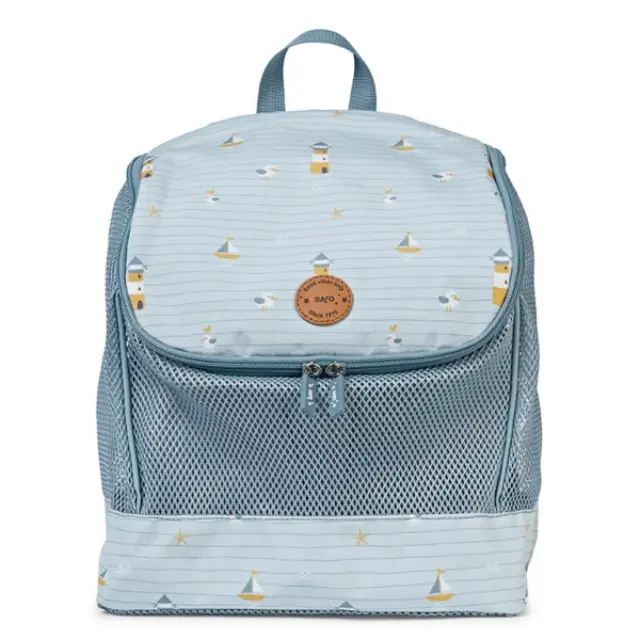 Αδιάβροχο Τσαντάκι Backpack με δίχτυ Navy Hugs