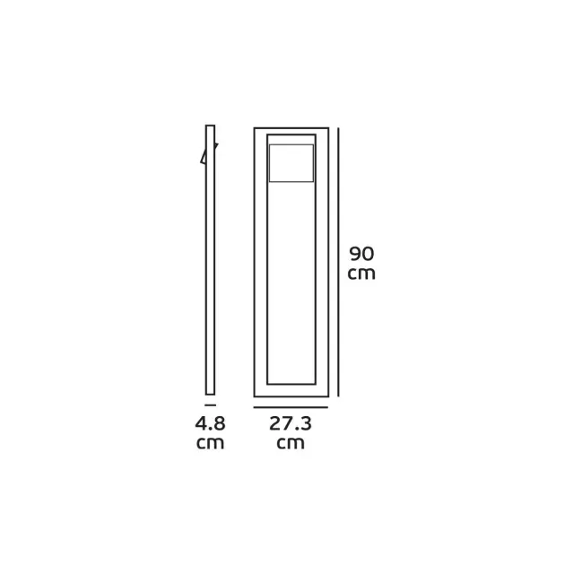 Φωτιστικό Δαπέδου LED Max VK/02104/AN/W 17W 3000K IP65 Ανθρακί 2