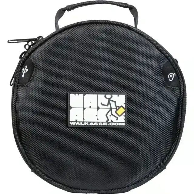 WALKASSE W-HEADPHONES-BLACK DJ Style Headphones bag, black. 3