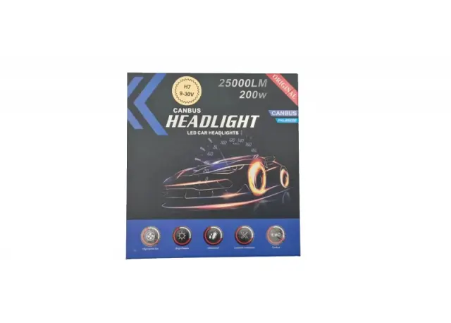Σετ φώτα led αυτοκινήτου H7 9-30V 2500LM Canbus A8 2