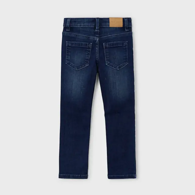 Mayoral Παντελόνι Τζιν Slim Fit Βασικό Τζιν Σκούρο για Αγόρι 2
