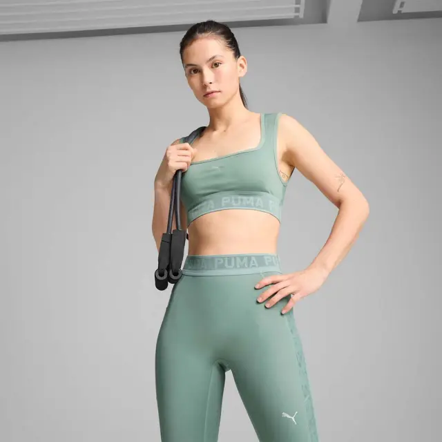 Puma Women's Move Lace Bra Πράσινο 526783-30 (Puma) - Large