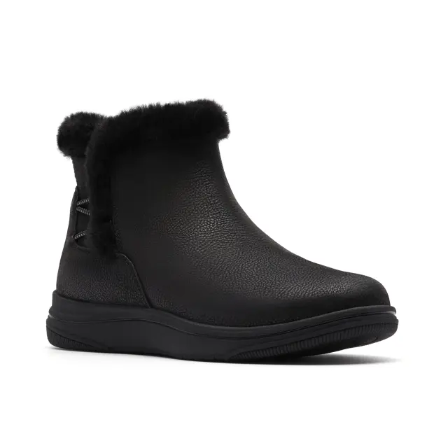 Clarks γυναικείο ανατομικό μποτάκι χιονιού Clarks Brinkley Fur 26184190-1 2