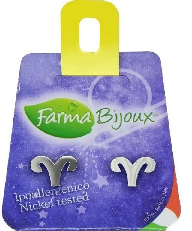 Farma Bijoux Σκουλαρίκια Ζώδιο Κριός