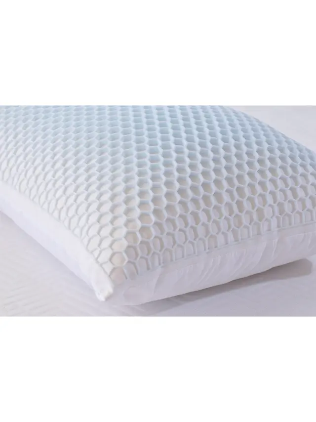 Μαξιλάρι Υπνου 46x70x17 Μέτριο White Comfort Palamaiki Honey Comb 100% βαμβακερό 2