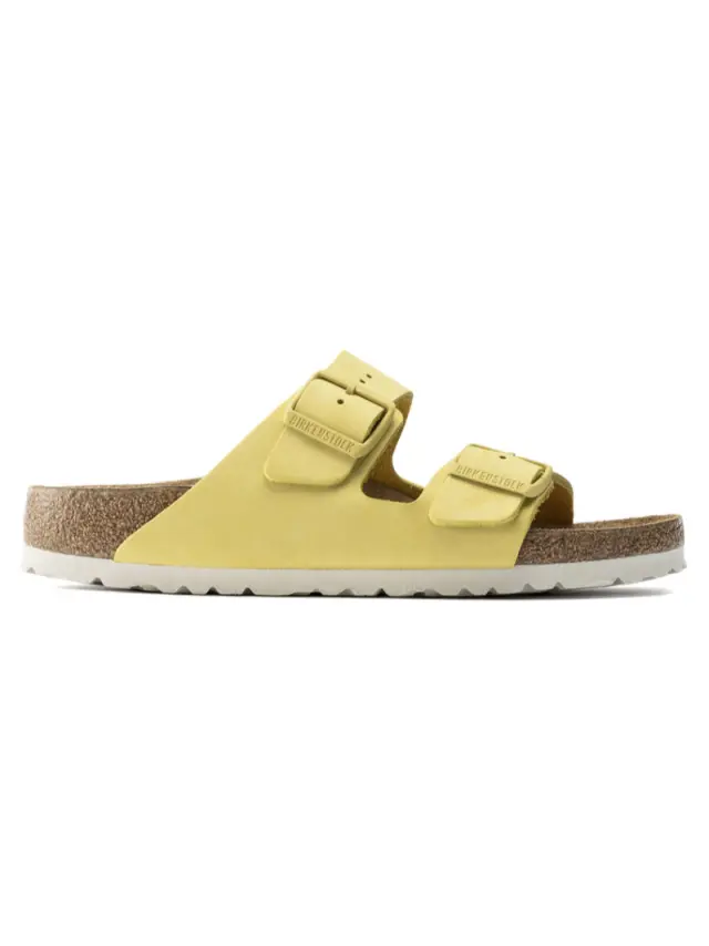 Birkenstock Πέδιλα Γυναικείο δέρμα Nubuck Κίτρινο BIR/ARIZONA SOFT 1021425 POPCORN 3