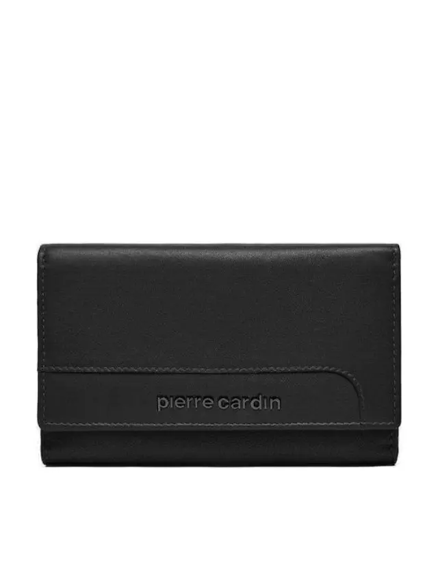 Γυναικείο Δερμάτινο Πορτοφόλι Pierre Cardin 6334 TILAK131 Μαύρο – RFID Προστασία, Κούμπωμα & Πλούσια Οργάνωση Μαύρο