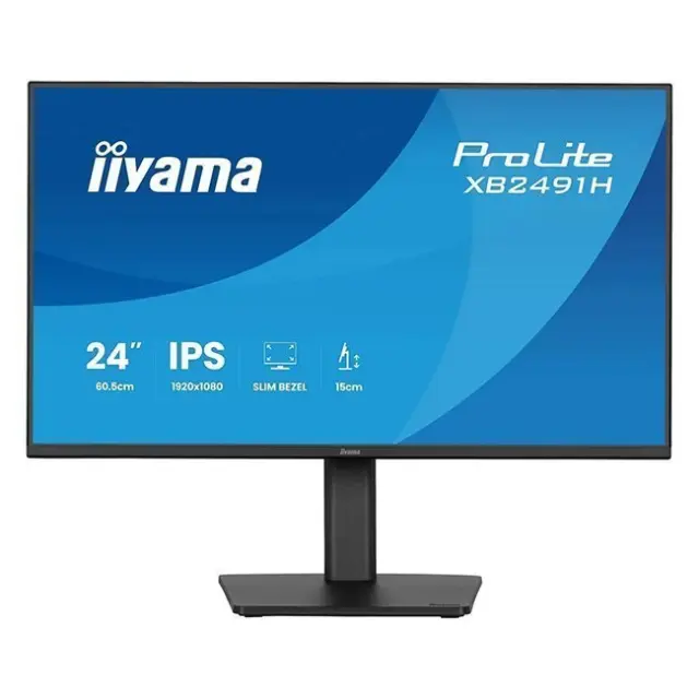 iiyama ProLite XB2491H-B1 computer monitor 60.5 cm (23.8") 1920 x 1080 pixels Full HD LCD Black