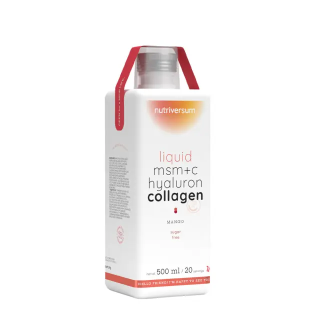 Nutriversum Liquid MSM+C Hyaluron Collagen - WOMEN Mango, 500 ml