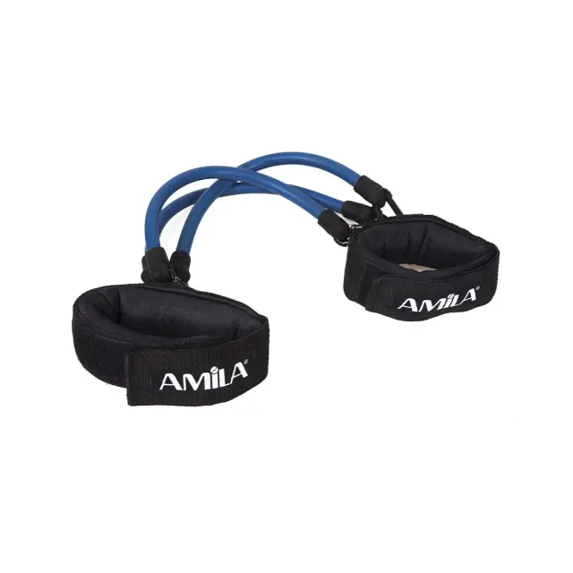 Amila Adult Leg Rubber Set 8.5kg Very Hard Resistance Tube Μπλε 88178 (Amila) - One Size