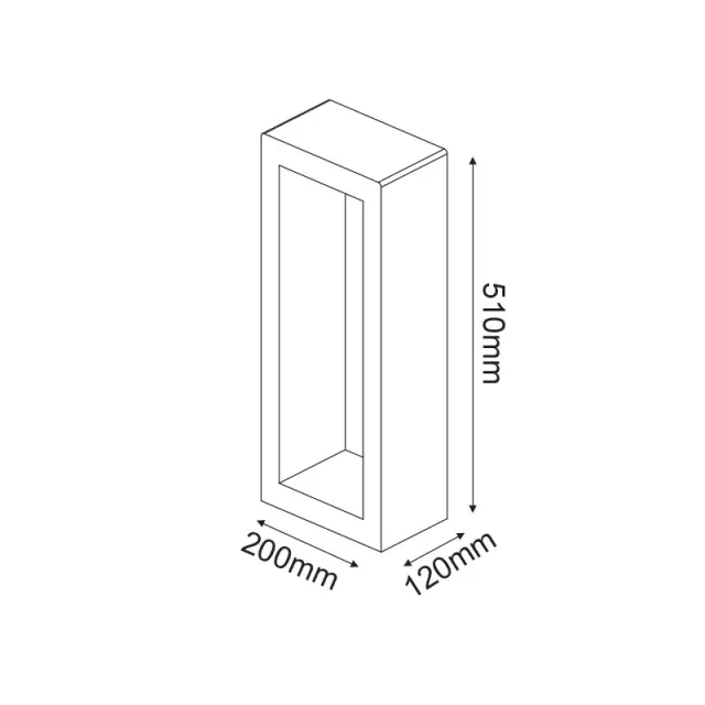 ΦΩΤΙΣΤΙΚΟ ΚΗΠΟΥ LED 5W 130LM 230V AC 3000K RA80 IP65 30.000HRS ΜΑΥΡΟ ΤΣΙΜΕΝΤΟ / MK019B-510 3