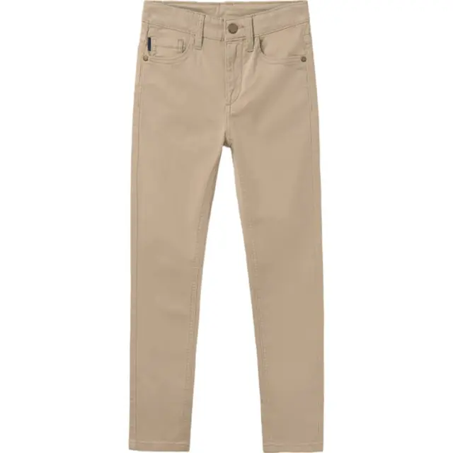 Mayoral Παντελόνι Πεντάτσεπο Slim Fit Βαμβάκι Χρώμα Μπεζ 14-00582-024