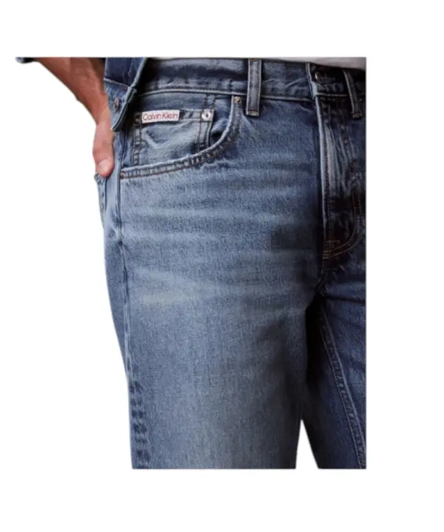 Calvin Klein – Ανδρικό Jeans Andrew 90s Straight LV04RF725G-WE9 Μπλε 3