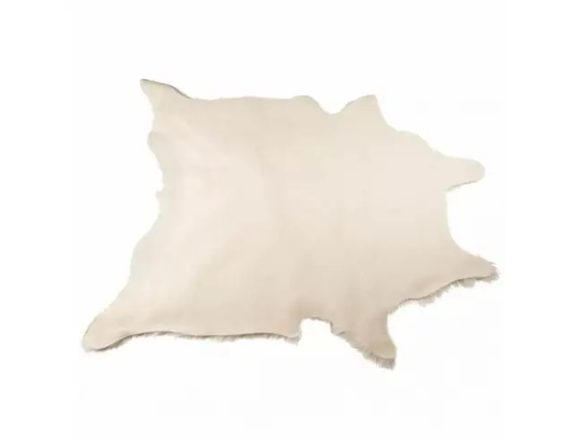 Χαλί σε σχέδιο γούνας από πολυεστέρα 120x158cm - Λευκό TX0058 2