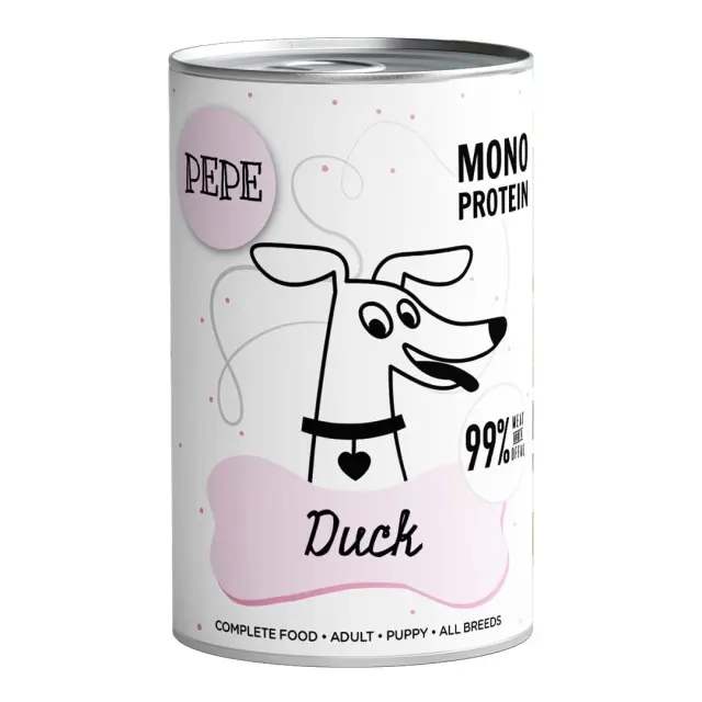 PAKA ZWIERZAKA Pepe Duck - wet dog food - 400g