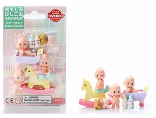 Σετ Γόμες 3D Babies / ER-BRI 075 (IWAKO)