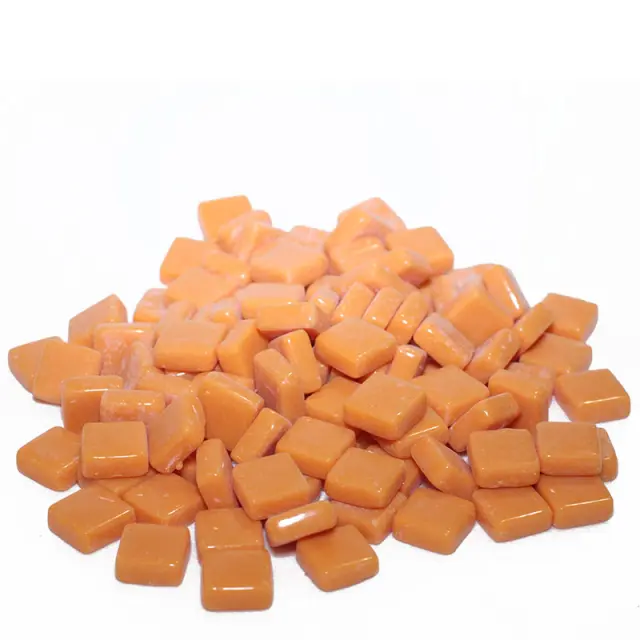 Γυάλινη Ψηφίδα Pure Glass PG51 - 10x10mm - Orange - 100gr