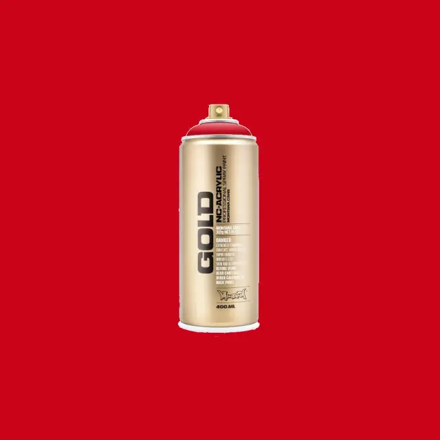 Montana Gold Spray Paint 400ml SHOCK 3000 Red