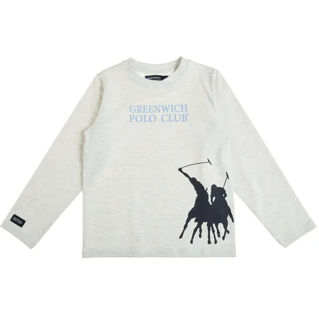 Μπλούζα Greenwich Polo Club με ανάγλυφα γράμματα