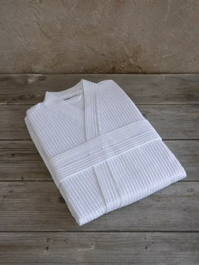 Μπουρνούζι Kimono Λευκό Extra Large
