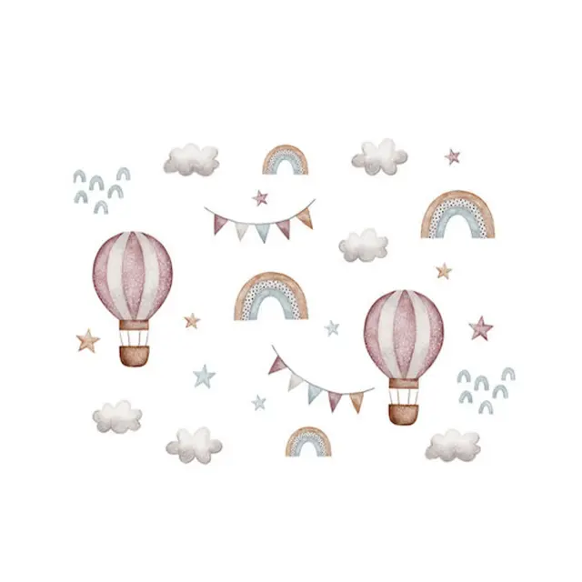 Sipo Αυτοκόλλητο Τοίχου Παιδικού Δωματίου Balloons 5904717761139 2