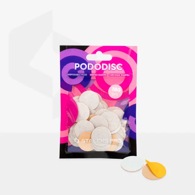 Staleks Pododisc M PDF-20-180w – Ανταλλακτικά Αυτοκόλλητα Φύλλα Λίμας (50τμχ) 2