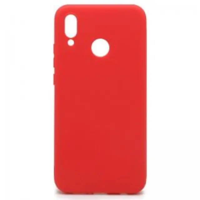 Θήκη Soft TPU inos Huawei P20 Lite S-Cover Κόκκινο N37262 2