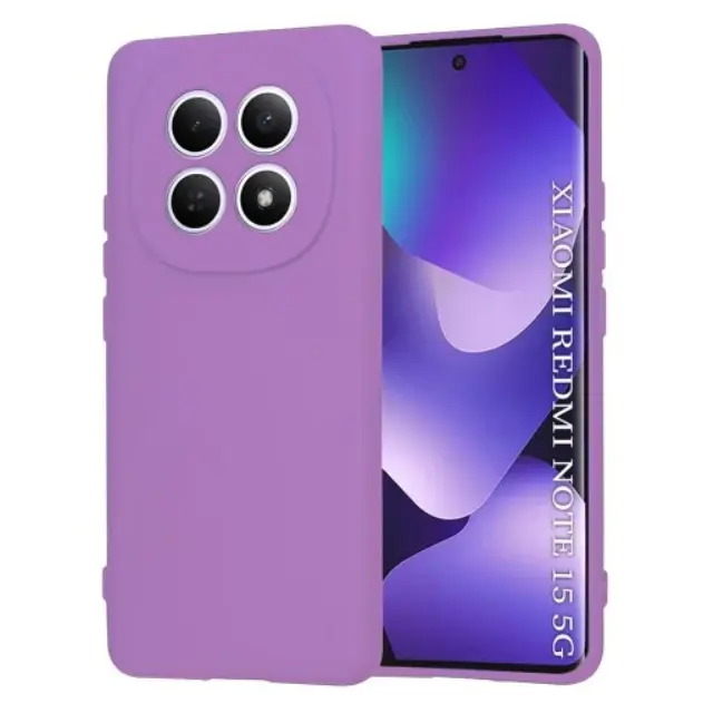 Techsuit® Softflex Θήκη για Xiaomi Poco M8/ Redmi Note-Μωβ