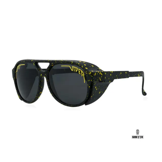 Ghetto Viper Pit G Sport Round Sunglasses Black MultiColor Frame