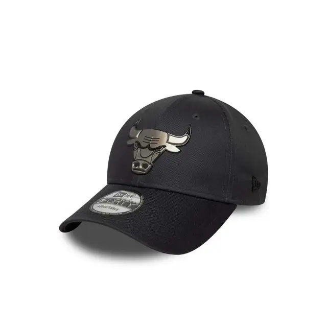 New Era Adult Metallic 9Forty NBA Chicago Bulls Cap Μαύρο 60771847 (New Era) - One Size
