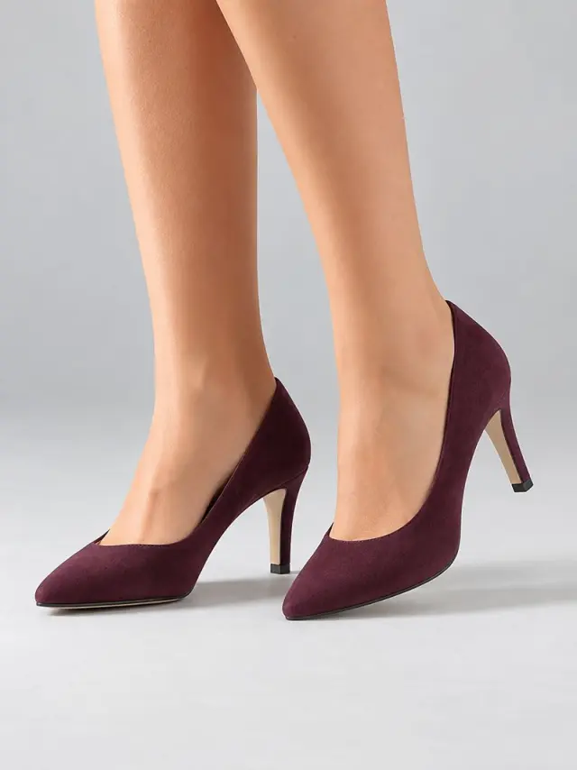 Gabor Γόβες Γυναικείο δέρμα Nubuck Μπορντώ GAB/300302 004-MULBERRY - 40 2