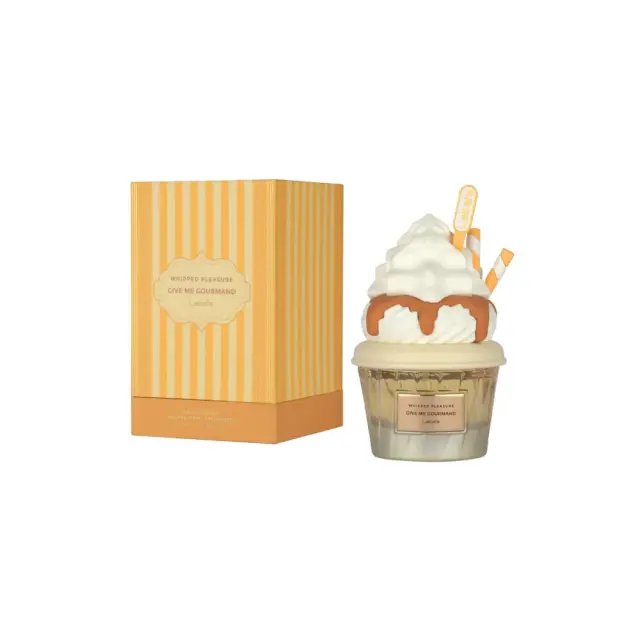 Lattafa Give Me Gourmand Whipped Pleasure Eau De Parfum, Ανατολίτικο Γυναικείο Άρωμα με Caramel Popcorn, Salted Caramel, Τόνκα και Γιασεμί 75ml
