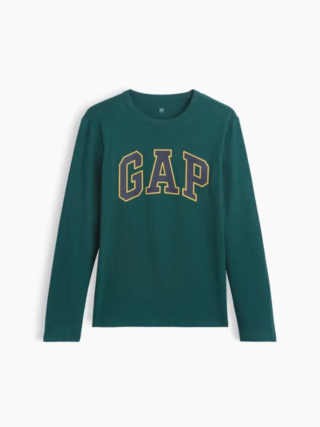 Παιδική Μπλούζα με Gap Λογότυπο TROPIC GREEN