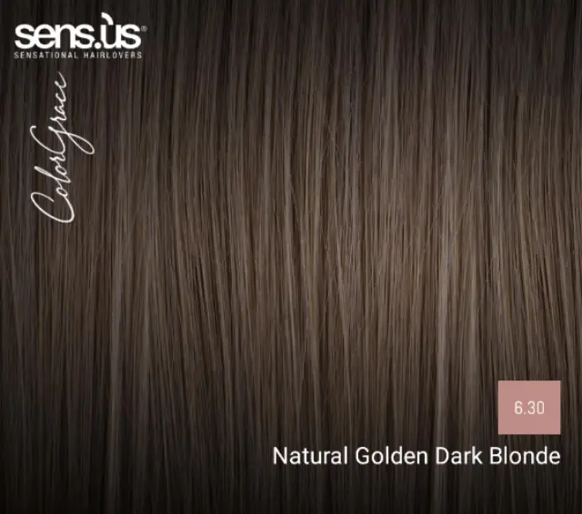 Sensus Color Grace M3K 6.30 Natural Golden Dark Blonde 100ml - (μόνιμη βαφή φυσικό ξανθό σκούρο ντορέ) 2