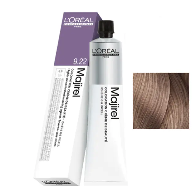 L'Oreal Professionnel Majirel 50ml | Απόχρωση 9.22 Ξανθό Πολύ Ανοιχτό Ιριζέ Βαθύ