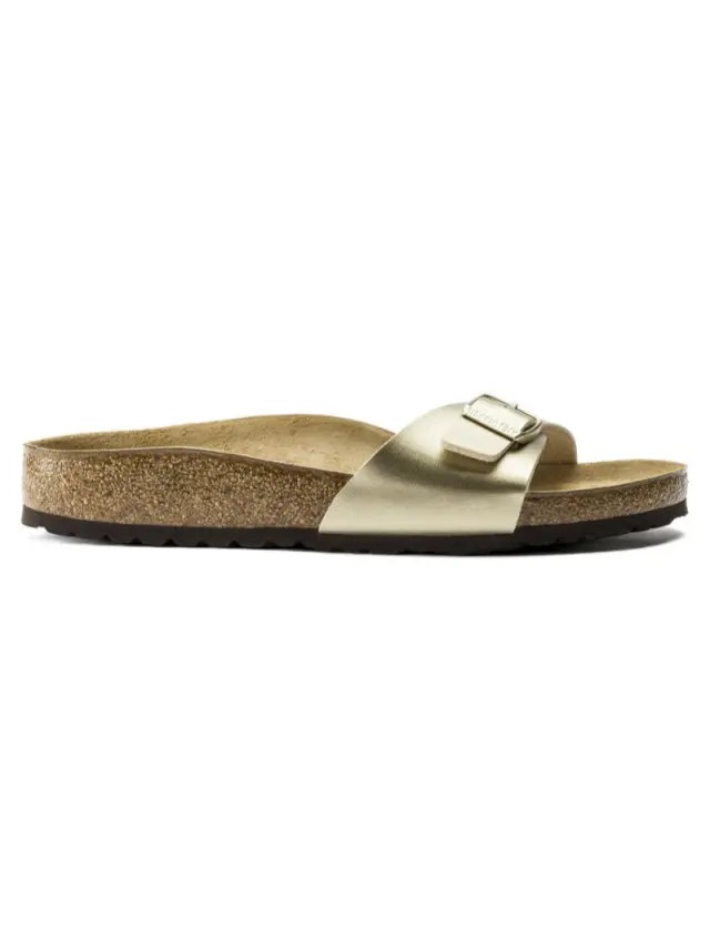 Birkenstock Πέδιλα Γυναικείο Birko-Flor(ανθεκτικό υλικό της Birkenstock-επιτρέπει την επαφή με το νερό) Χρυσό BIR/MADRID 1016106 GOLD - 42 3