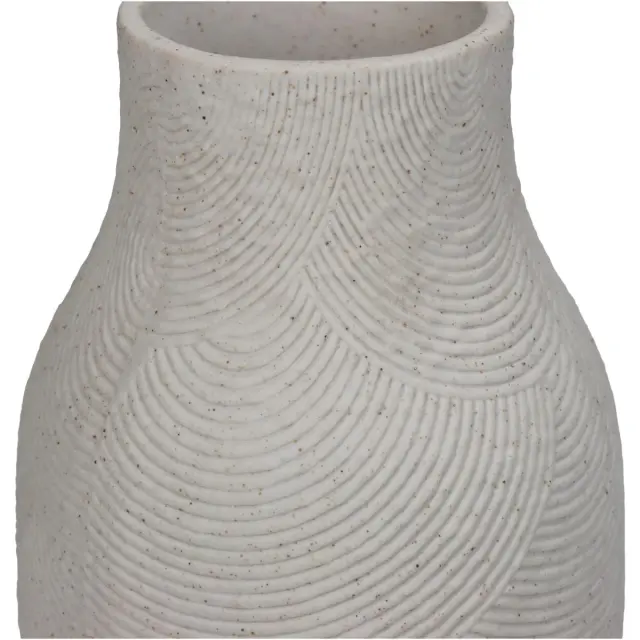 Βάζο Λευκό Πορσελάνη 8.5x8.5x14.5cm 3