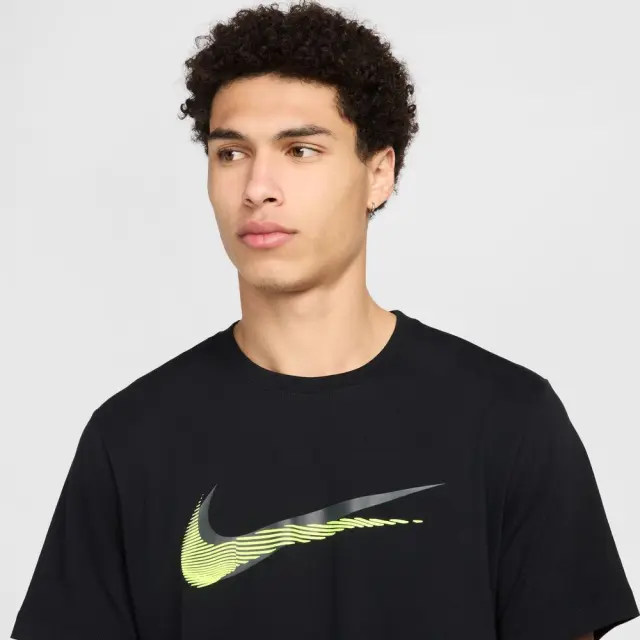 Nike Sportswear Swoosh T-Shirt (HQ8092-010) - Μαύρο - S 2