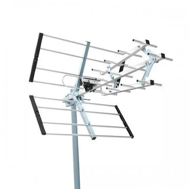 Κεραία Εξωτερικού Χώρου 35dB Μαύρη TELCO UHF-366
