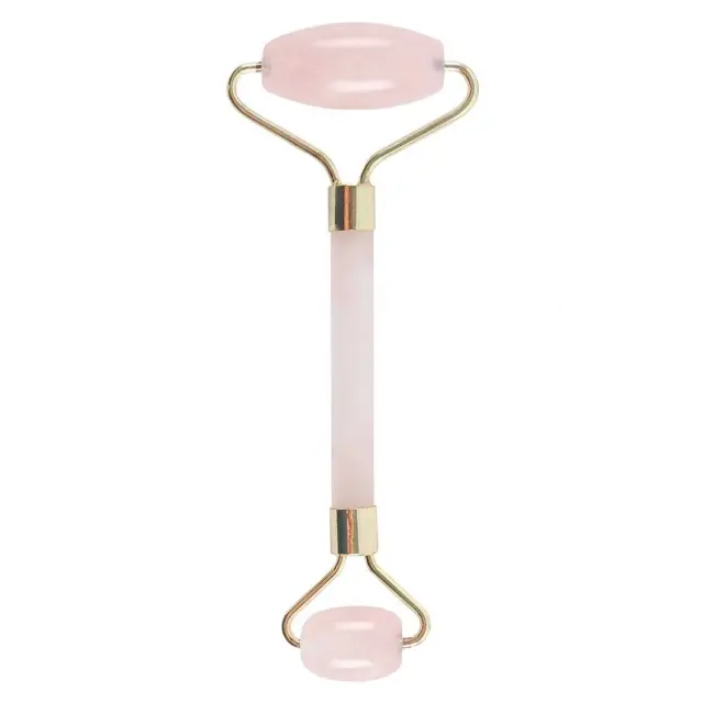 Ρολό για Μασάζ Προσώπου από Ροζ Χαλαζία Anti-Aging Facial Massage Roller Rose Quartz