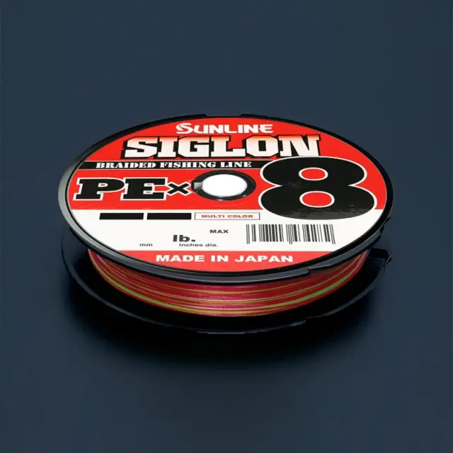 Sunline Siglon PE×8 150m Πολύχρωμο Νήμα – 8κλωνο για Γλυκό & Αλμυρό Νερό 0.8 3