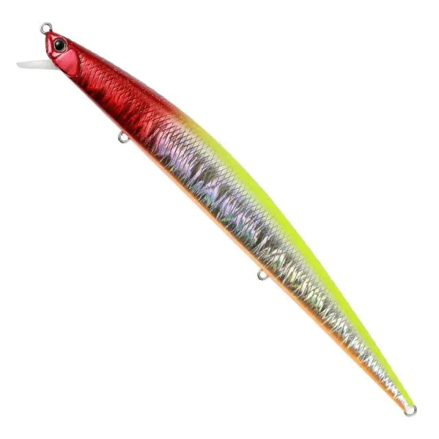 Τεχνητό DUO Tide Minnow Slim Flyer 14cm DPA0430 Chartback Red Head OB