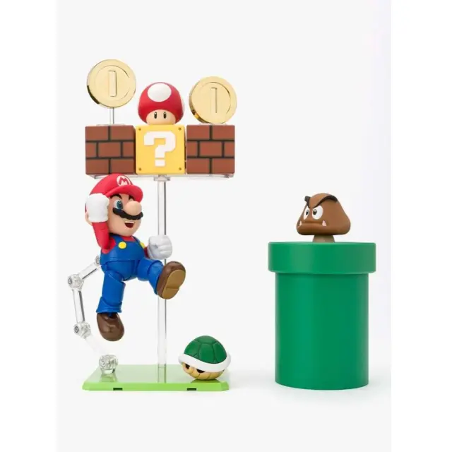 Super Mario Playset S.H.Figuarts Συλλεκτικό Σετ Φιγούρων + Αξεσουάρ Nintendo 2