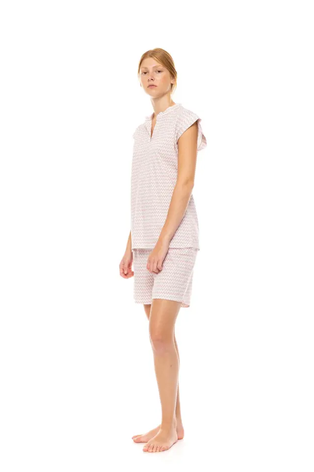 S1524 - Type - PYJAMA SHORTS SUNSET GEO 2