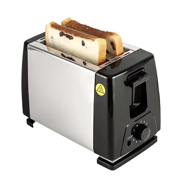 RAF Ηλεκτρική Φρυγανιέρα 2 θέσεων 650W Inox R.262