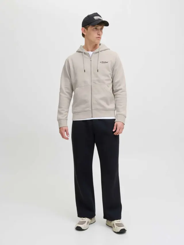 JJESOHO SWEAT ZIP HOOD NOOS Moonbeam - XXL 2