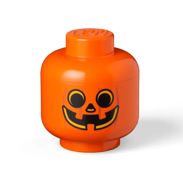 LEGO Κουτί Αποθήκευσης Storage Head – Small, Pumpkin 032821