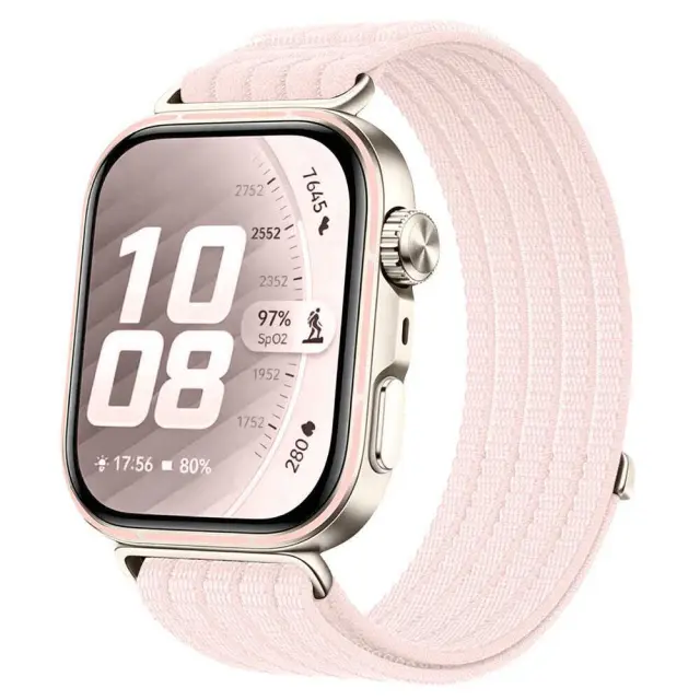Techsuit - Watchband (W085) - Huawei Watch Fit 3 / Fit 4 / Fit 4 Pro / Fit 5 / Fit 5 Pro - Pearl Powder